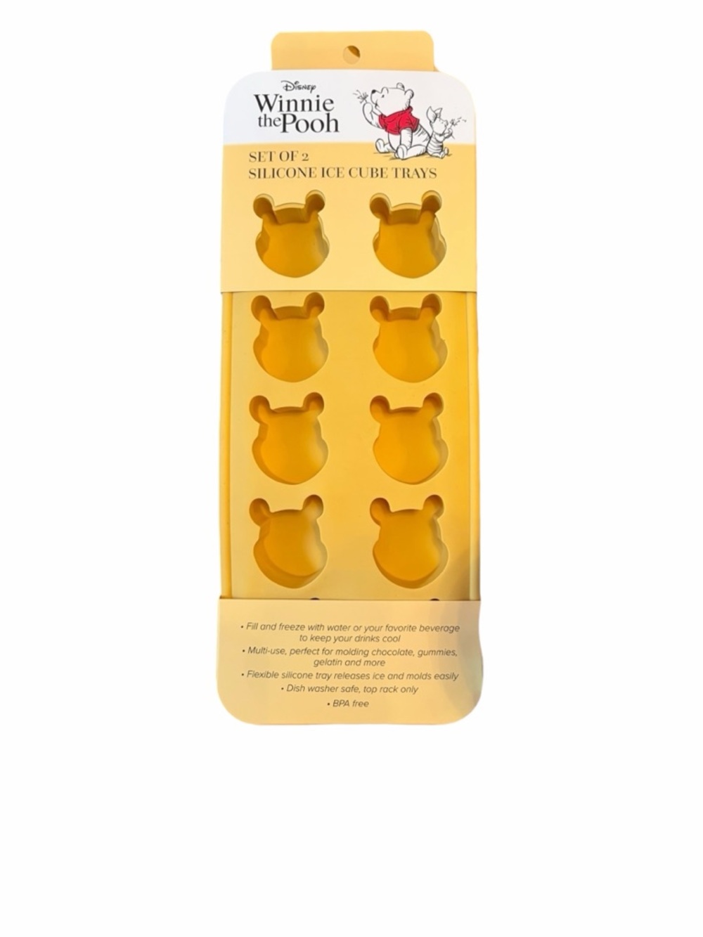 Disney Winnie The Pooh Silicone Ice Cube Tray Set of 2